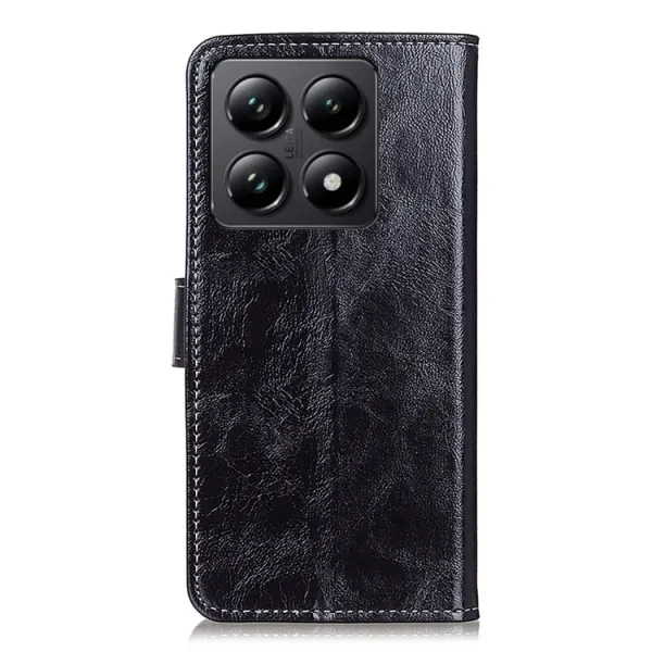 RETRO Peňaženkový obal Xiaomi 14T Pro čierny