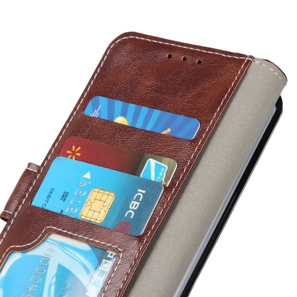 RETRO Peňaženkový obal Honor Magic7 Lite 5G hnedý