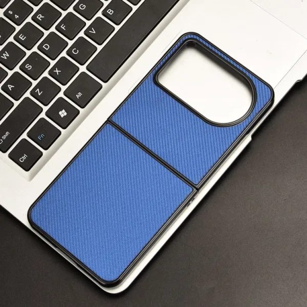 LEATHER Ochranný kryt pre Blackview Hero 10 modrý