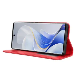 BUSINESS Peňaženkový kryt pre Vivo V40 5G červený
