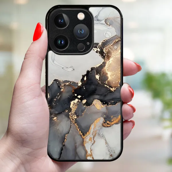 MY ART Ochranný kryt pre Apple iPhone 15 Pro Max GREY MARBLE (140)