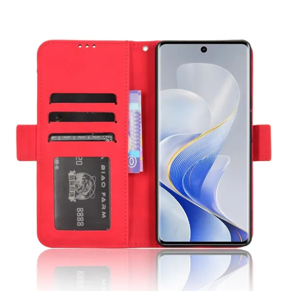SLOT Peňaženkový obal pre Vivo V40 5G červený