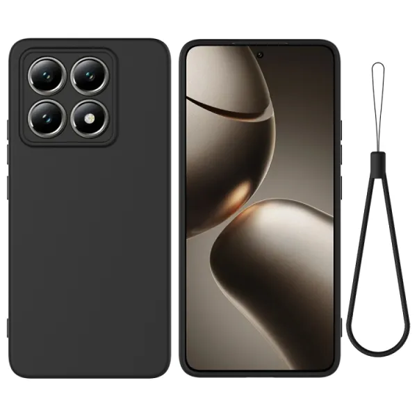 RUBBER Ochranný obal pre Xiaomi 14T Pro čierny