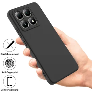 RUBBER Ochranný obal pre Xiaomi 14T Pro čierny