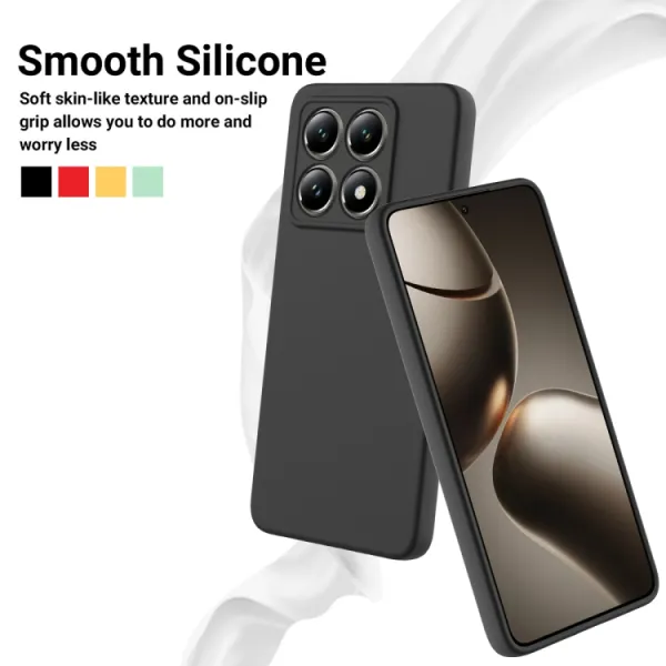 RUBBER Ochranný obal pre Xiaomi 14T Pro čierny