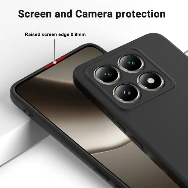 RUBBER Ochranný obal pre Xiaomi 14T Pro čierny