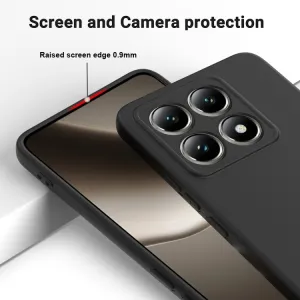 RUBBER Ochranný obal pre Xiaomi 14T Pro čierny