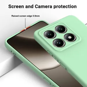 RUBBER Ochranný obal pre Xiaomi 14T Pro zelený