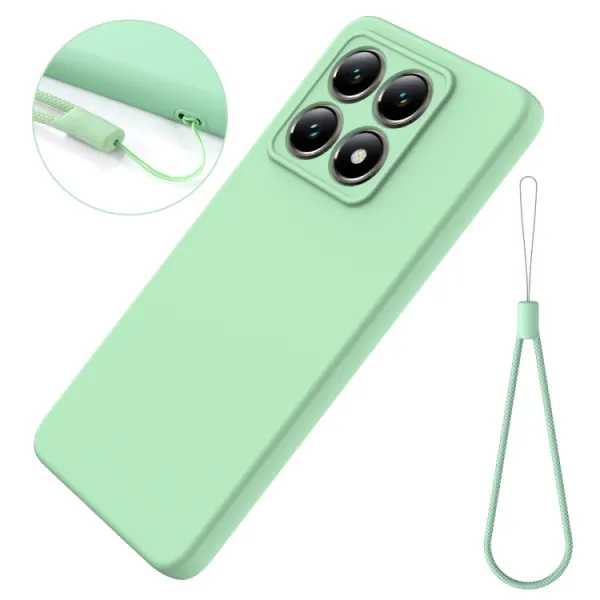 RUBBER Ochranný obal pre Xiaomi 14T Pro zelený
