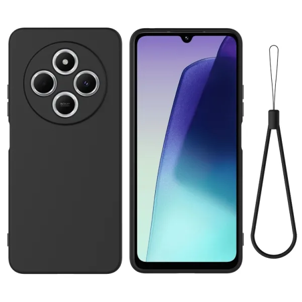 RUBBER Ochranný kryt pre Xiaomi Redmi 14C / Poco C75 čierny