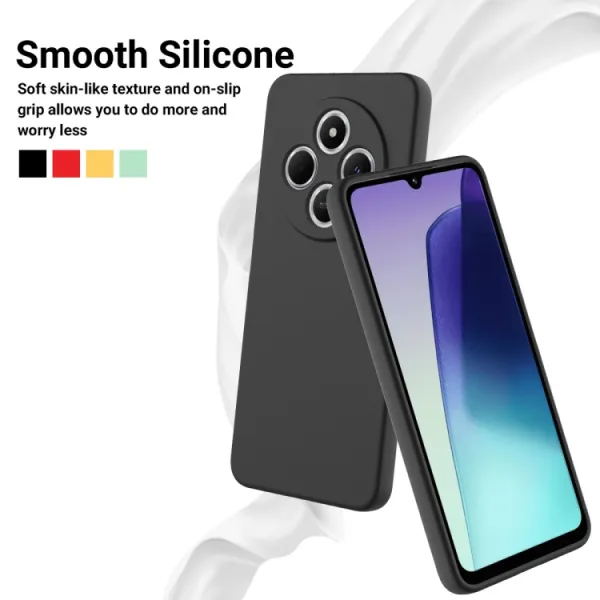 RUBBER Ochranný kryt pre Xiaomi Redmi 14C / Poco C75 čierny