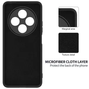 RUBBER Ochranný kryt pre Xiaomi Redmi 14C / Poco C75 čierny
