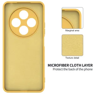 RUBBER Ochranný kryt pre Xiaomi Redmi 14C / Poco C75 žltý