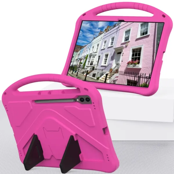 KIDDO Detský obal pre Samsung Galaxy Tab S10 Ultra ružový