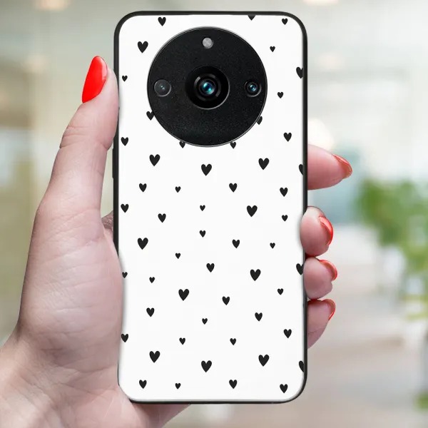 MY ART Ochranný kryt pre Realme 11 Pro 5G / Pro+ 5G BLACK HEARTS (167)