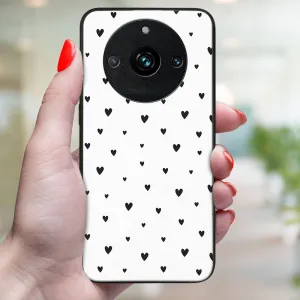 MY ART Ochranný kryt pre Realme 11 Pro 5G / Pro+ 5G BLACK HEARTS (167)