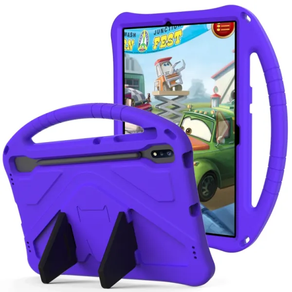 KIDDO Detský obal pre Samsung Galaxy Tab S10+ fialový