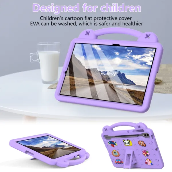 FANY Detský kryt na tablet pre Samsung Galaxy Tab S10+ fialový