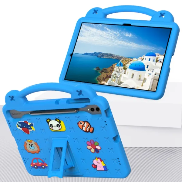 FANY Detský kryt na tablet pre Samsung Galaxy Tab S10+ svetlomodrý