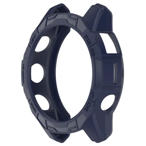 TPU HALF COVER Kryt pre Garmin Fenix E 47mm tmavomodrý