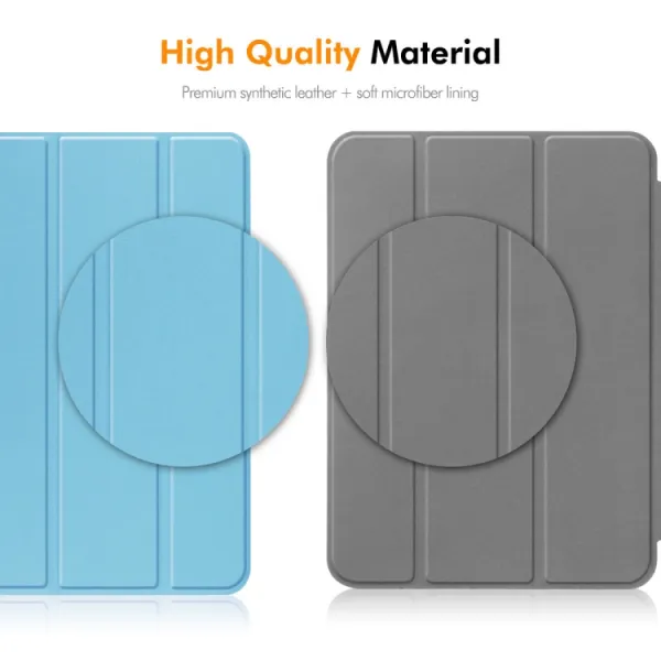 ENKAY LEATHER Zaklápací obal pre Xiaomi Redmi Pad SE 8.7 šedý