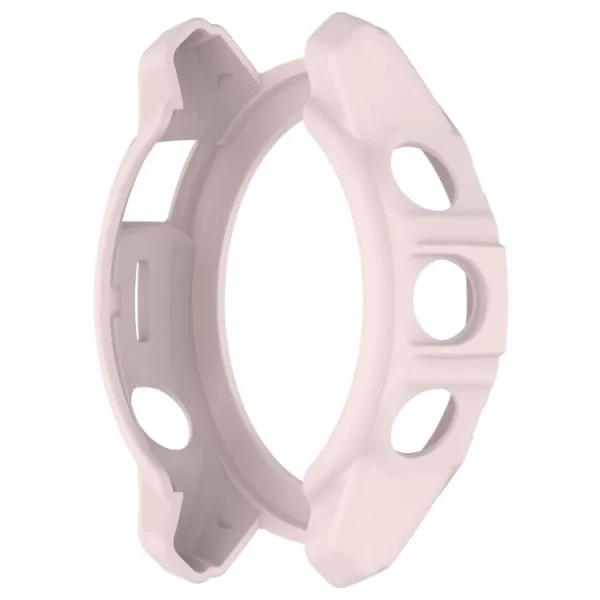 TPU HALF COVER Kryt pre Garmin Fenix E 47mm svetloružový