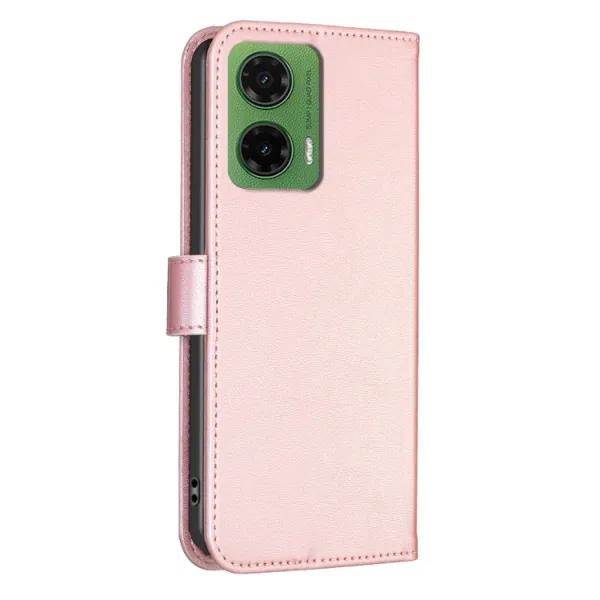 ART CLOVER Peňaženkový obal pre Motorola Moto G35 5G ružový