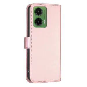 ART CLOVER Peňaženkový obal pre Motorola Moto G35 5G ružový