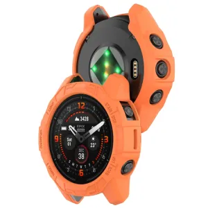 TPU HALF COVER Kryt pre Garmin Fenix E 47mm oranžový