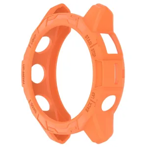 TPU HALF COVER Kryt pre Garmin Fenix E 47mm oranžový