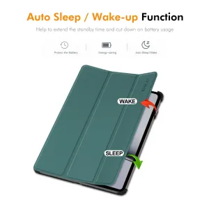 ENKAY LEATHER Zaklápací obal pre OnePlus Pad 2 / OnePlus Pad Pro modrý