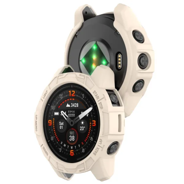 TPU HALF COVER Kryt pre Garmin Fenix E 47mm STARLIGHT