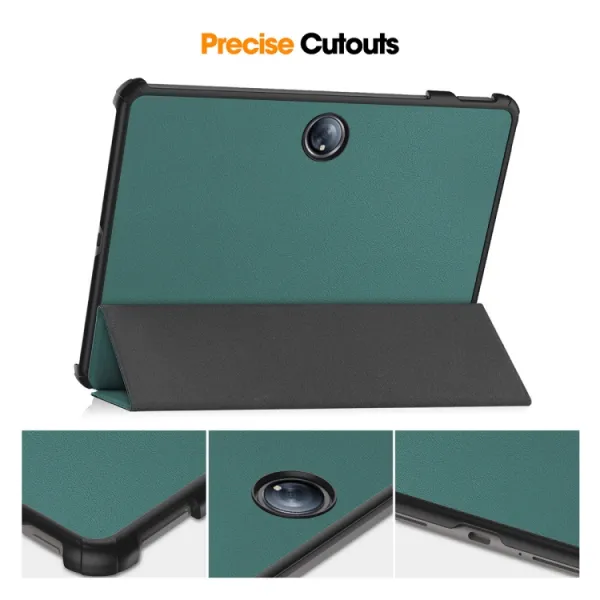 ENKAY LEATHER Zaklápací obal pre OnePlus Pad 2 / OnePlus Pad Pro modrý