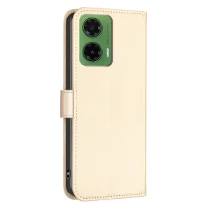 ART CLOVER Peňaženkový obal pre Motorola Moto G35 5G zlatý