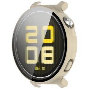 FULL COVERAGE Plastový kryt so sklom pre Huawei Watch GT 5 41mm béžový