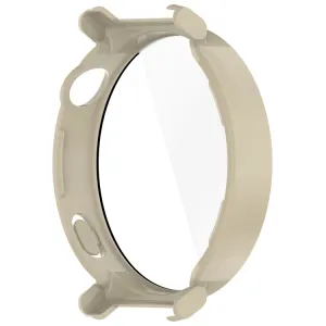 PC FULL COVER Plastový kryt so sklom pre Huawei Watch GT 5 Pro 42mm béžový