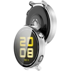 PC FULL COVER Plastový kryt so sklom pre Huawei Watch GT 5 Pro 42mm strieborný