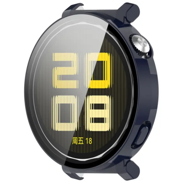 FULL COVERAGE Plastový kryt so sklom pre Huawei Watch GT 5 41mm modrý