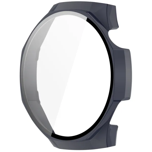 PC FULL COVER Plastový kryt so sklom pre Huawei Watch GT 5 Pro 46mm modrý