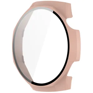 PC FULL COVER Plastový kryt so sklom pre Huawei Watch GT 5 Pro 46mm ružový