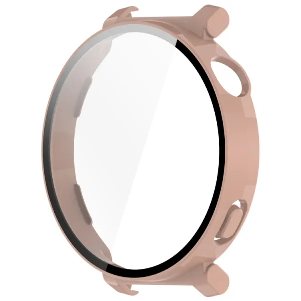 PC FULL COVER Plastový kryt so sklom pre Huawei Watch GT 5 Pro 42mm ružový