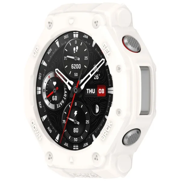 TPU HALF COVER Kryt pre Amazfit T-Rex 3 biely