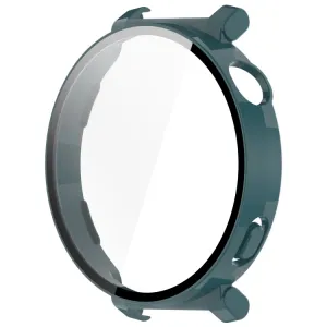 PC FULL COVER Plastový kryt so sklom pre Huawei Watch GT 5 Pro 42mm zelený