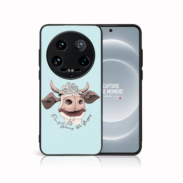 MY ART Ochranný kryt pre Xiaomi 14 Ultra HAPPY COW (181)