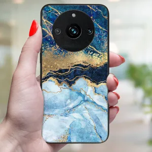 MY ART Ochranný kryt pre Realme 11 Pro 5G / Pro+ 5G BLUE MARBLE (141)