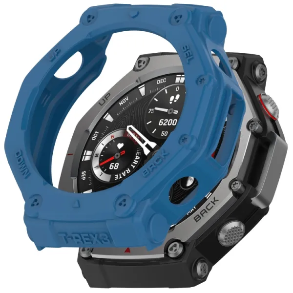 TPU HALF COVER Kryt pre Amazfit T-Rex 3 modrý