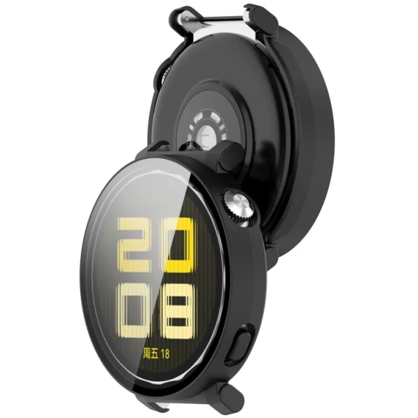 FULL COVERAGE Plastový kryt so sklom pre Huawei Watch GT 5 41mm čierny