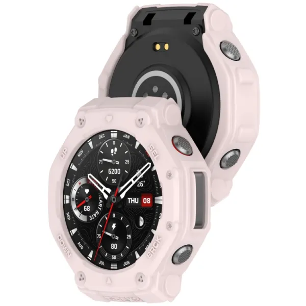 TPU HALF COVER Kryt pre Amazfit T-Rex 3 ružový