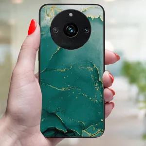 MY ART Ochranný kryt pre Realme 11 Pro 5G / Pro+ 5G GREEN MARBLE (145)