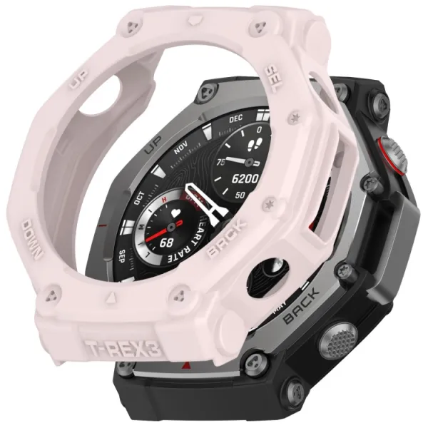 TPU HALF COVER Kryt pre Amazfit T-Rex 3 ružový